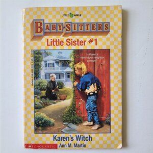 5/$12 Book Baby-Sitters Club Little Sister 1 Karen's Witch Ann M Martin Vintage